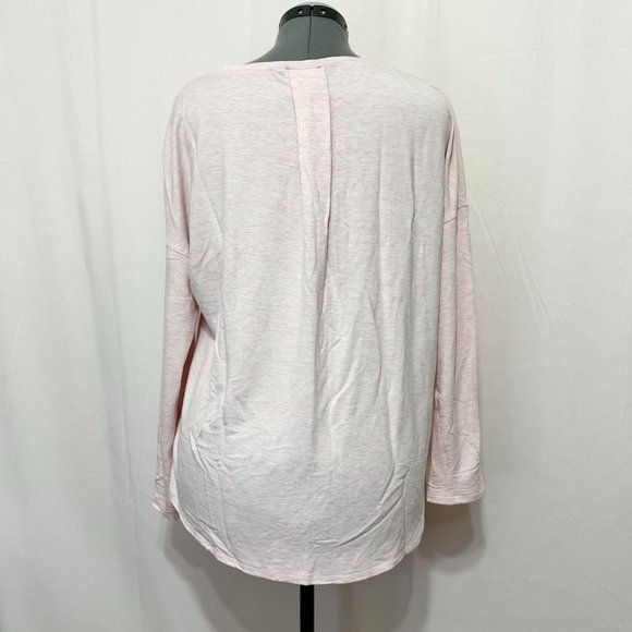 Premise  Sz XL Heather Pink Long Sleeve Top - Picture 3 of 9